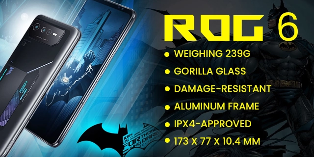rog phone 6 batman edition body 