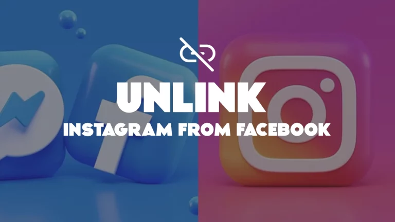 unlink Instagram from Facebook
