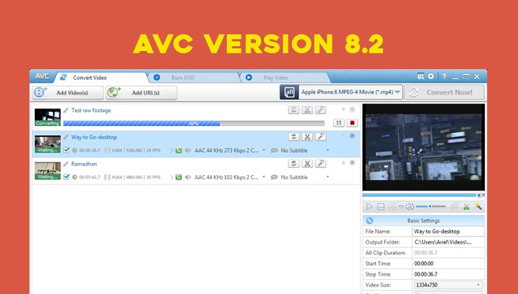 AVC Version 8.2